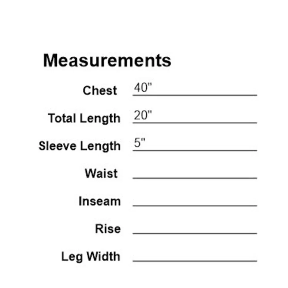 Free People measurements chest